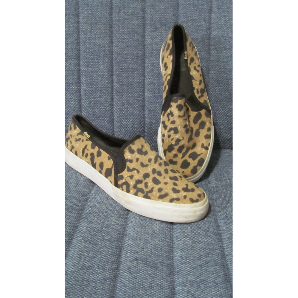 Keds Women's Slip On Sneakers Leopard Print Casual Shoes Comfort Size W 8.5